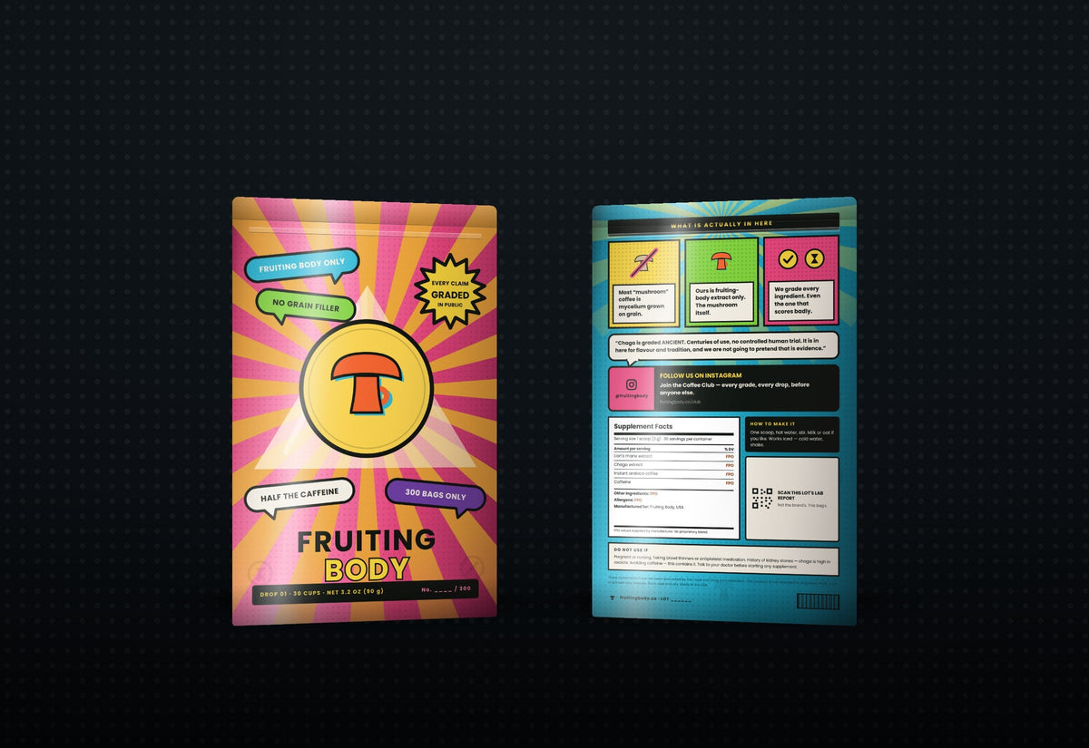 Drop 01 pouch, front and back